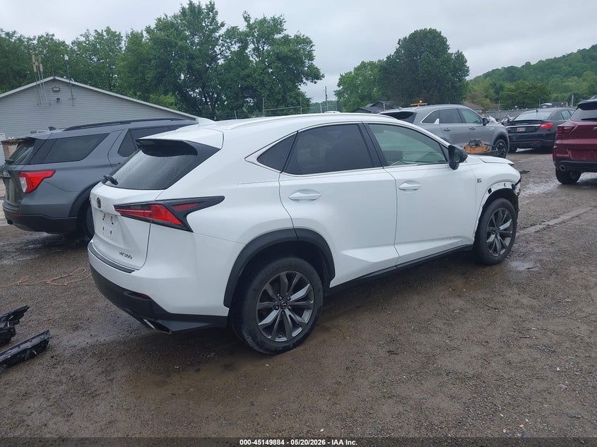 2021 Lexus Nx VIN JTJSARBZ2M5024232 IAAI salvage auction — FRONT END, Salvage (Ohio), sold $9,300 on 2026-07-27 (photo 4)