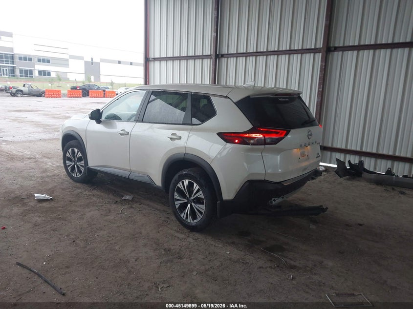 2023 Nissan Rogue VIN JN8BT3BA4PW436630 IAAI salvage auction — REAR END, Salvage (Texas), sold $3,050 on 2026-07-28 (photo 3)