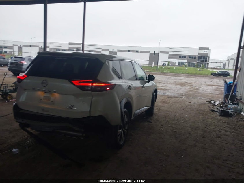 2023 Nissan Rogue VIN JN8BT3BA4PW436630 IAAI salvage auction — REAR END, Salvage (Texas), sold $3,050 on 2026-07-28 (photo 4)