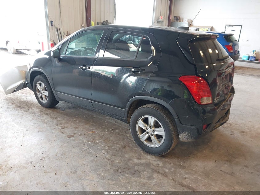 2020 Chevrolet Trax VIN KL7CJNSB6LB330477 IAAI salvage auction — FRONT & REAR, Clear (Michigan), sold $2,375 on 2026-07-14 (photo 3)