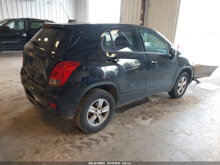 2020 Chevrolet Trax VIN KL7CJNSB6LB330477 IAAI salvage auction — FRONT & REAR, Clear (Michigan), sold $2,375 on 2026-07-14 (photo 4)