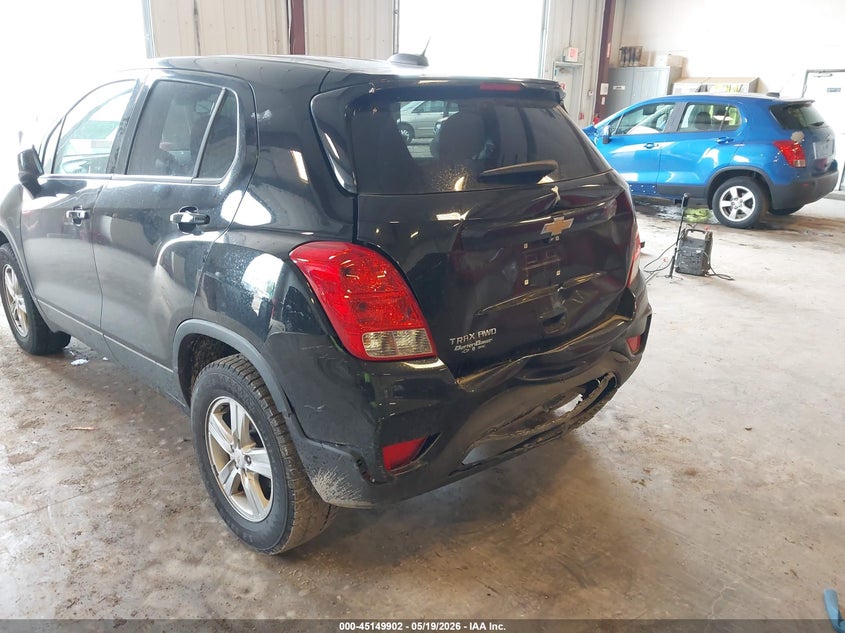 2020 Chevrolet Trax VIN KL7CJNSB6LB330477 IAAI salvage auction — FRONT & REAR, Clear (Michigan), sold $2,375 on 2026-07-14 (photo 6)