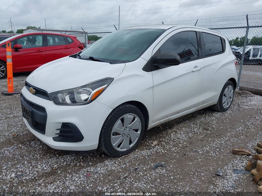 2018 Chevrolet Spark VIN KL8CA6SA5JC475896 IAAI salvage auction — HAIL, Clear (Missouri), sold $1,300 on 2026-07-13 (photo 2)