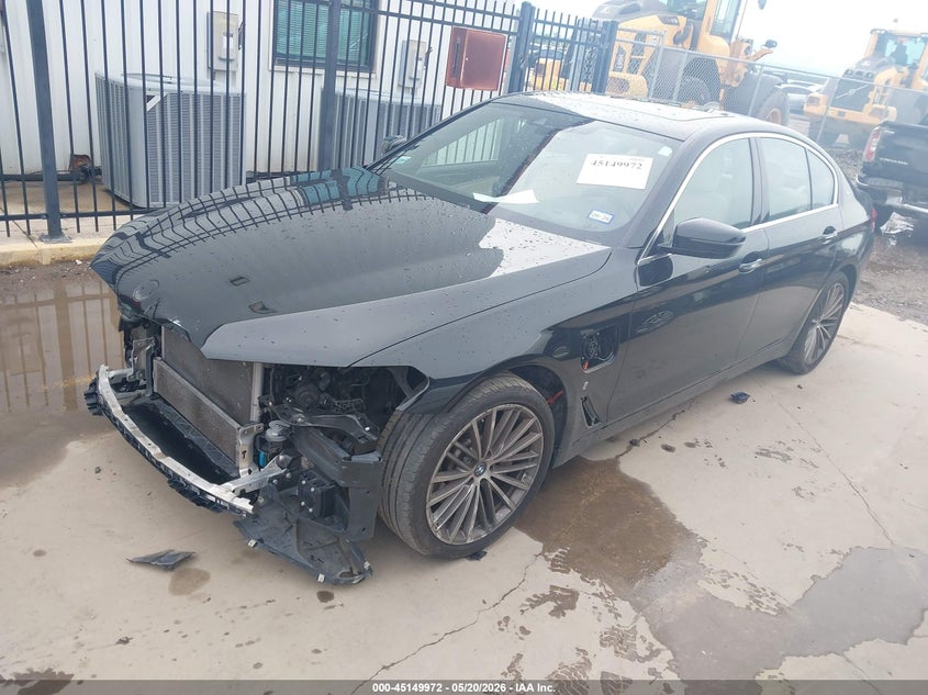 2018 BMW 5er VIN WBAJA9C53JB251613 IAAI salvage auction — FRONT END, Original (Texas), sold $9,300 on 2026-07-28 (photo 2)