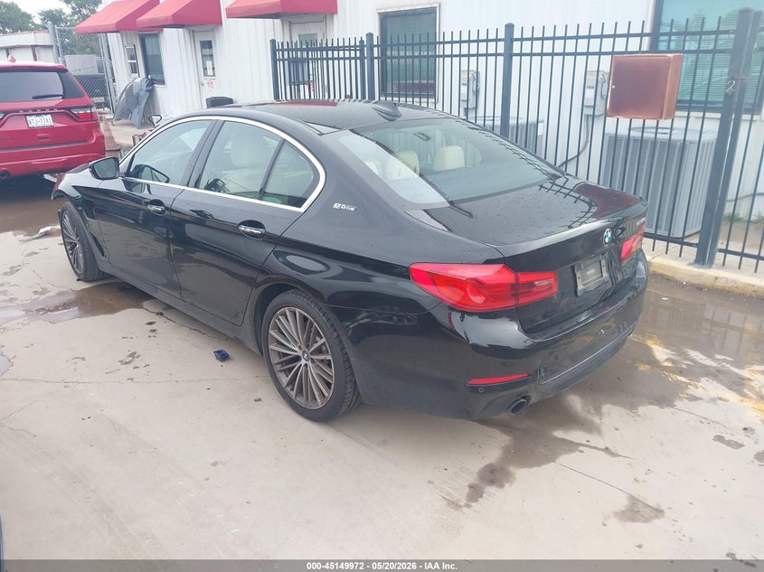 2018 BMW 5er VIN WBAJA9C53JB251613 IAAI salvage auction — FRONT END, Original (Texas), sold $9,300 on 2026-07-28 (photo 3)