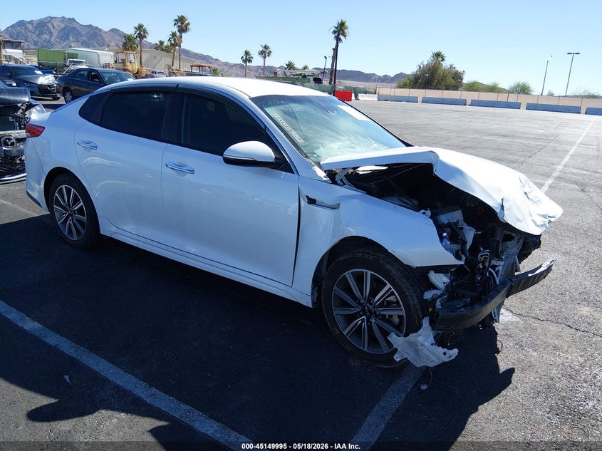 2019 Kia Optima VIN 5XXGT4L34KG350509 IAAI salvage auction — FRONT END, Salvage (Nevada), sold $1,325 on 2026-07-24 (photo 1)