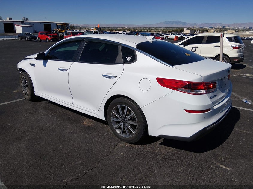 2019 Kia Optima VIN 5XXGT4L34KG350509 IAAI salvage auction — FRONT END, Salvage (Nevada), sold $1,325 on 2026-07-24 (photo 3)