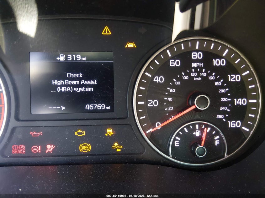 2019 Kia Optima VIN 5XXGT4L34KG350509 IAAI salvage auction — FRONT END, Salvage (Nevada), sold $1,325 on 2026-07-24 (photo 7)