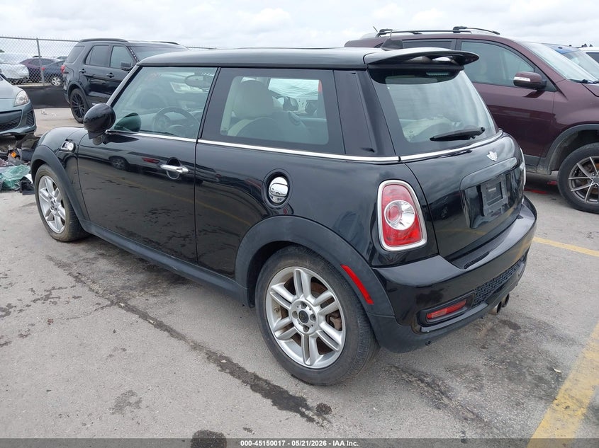 2012 Mini Cooper VIN WMWSV3C53CTY17112 IAAI salvage auction — ELECTRICAL, Original (Texas), sold $3,200 on 2026-08-20 (photo 3)