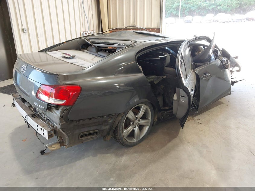 2006 Lexus Gs VIN JTHBN96S465007650 IAAI salvage auction — BIO HAZARD, Salvage (North Carolina), sold $25 on 2026-07-23 (photo 4)
