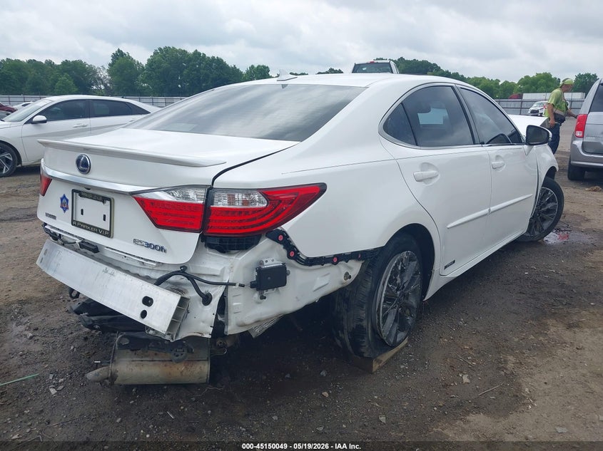 2014 Lexus ES VIN JTHBW1GG0E2059852 IAAI salvage auction — FRONT END, Clear (Arkansas), sold $750 on 2026-07-22 (photo 4)