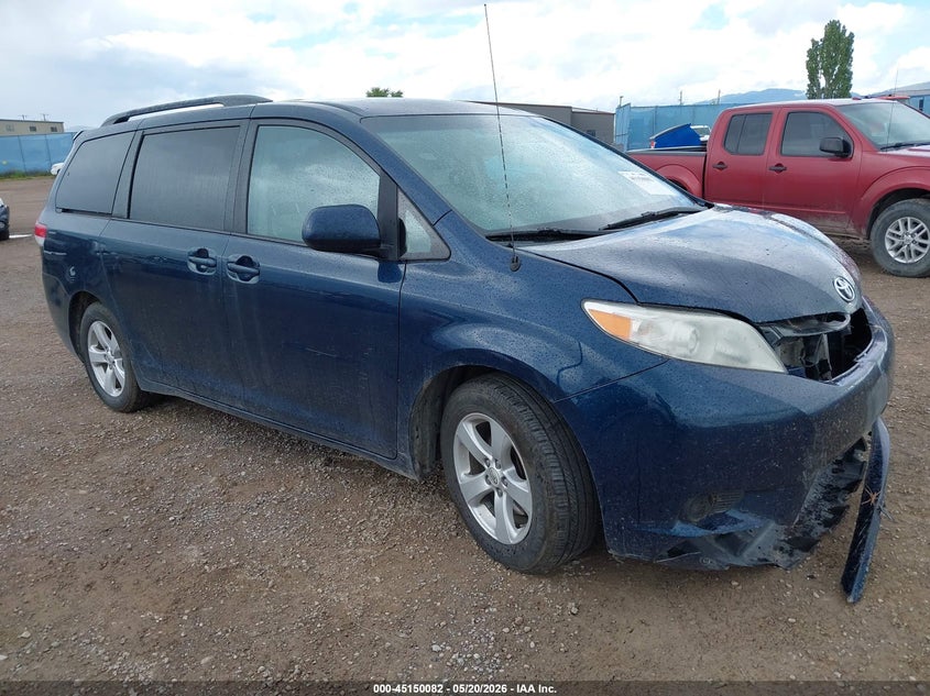 2012 Toyota Sienna VIN 5TDKK3DC0CS236495 IAAI salvage auction — FRONT END, Salvage (Montana), sold $775 on 2026-07-08 (photo 1)