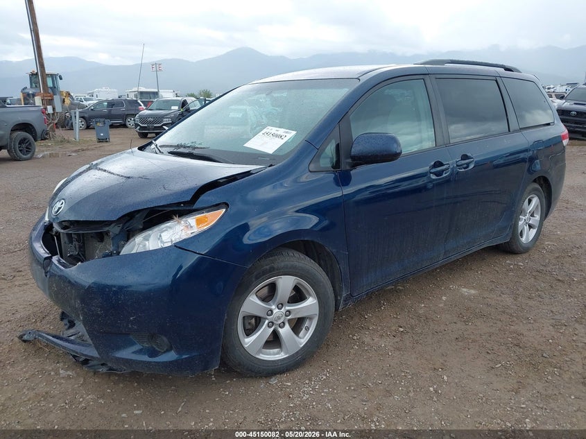 2012 Toyota Sienna VIN 5TDKK3DC0CS236495 IAAI salvage auction — FRONT END, Salvage (Montana), sold $775 on 2026-07-08 (photo 2)