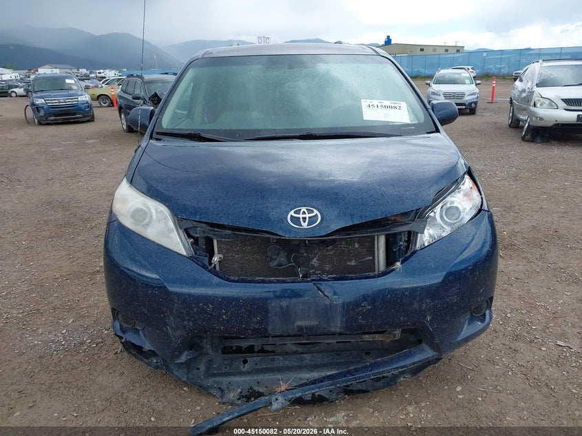 2012 Toyota Sienna VIN 5TDKK3DC0CS236495 IAAI salvage auction — FRONT END, Salvage (Montana), sold $775 on 2026-07-08 (photo 6)