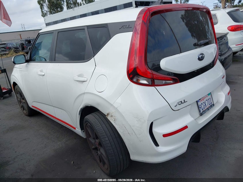 2021 Kia Soul VIN KNDJ63AU3M7761964 IAAI salvage auction — LEFT REAR, Salvage Certificate (California), sold $3,000 on 2026-07-26 (photo 3)