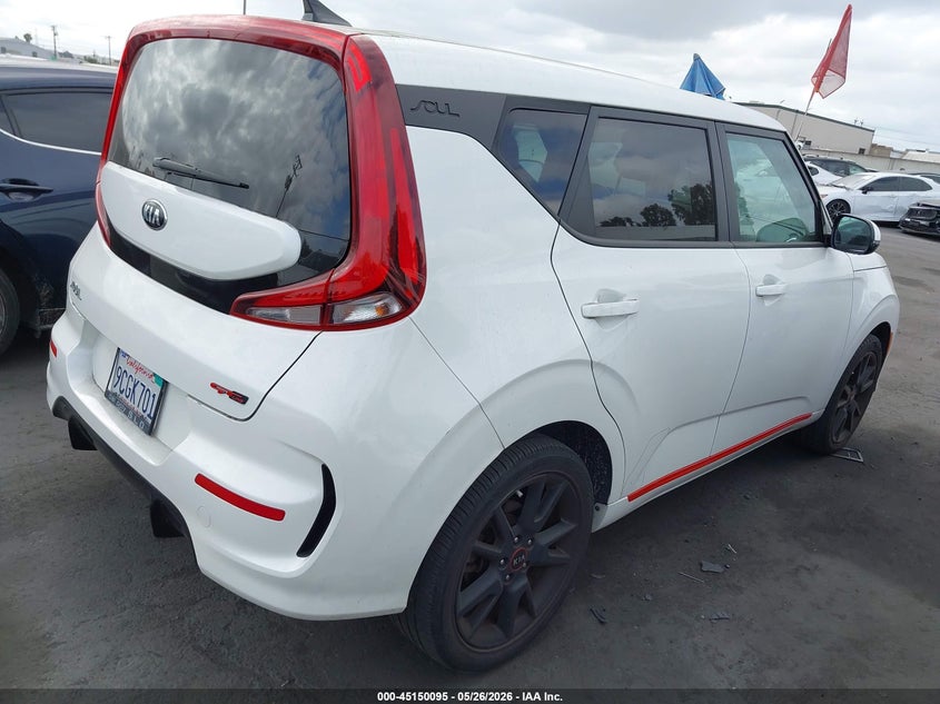 2021 Kia Soul VIN KNDJ63AU3M7761964 IAAI salvage auction — LEFT REAR, Salvage Certificate (California), sold $3,000 on 2026-07-26 (photo 4)
