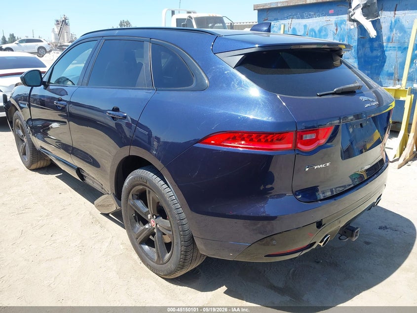 2018 Jaguar F-pace VIN SADCM2FV3JA246217 IAAI salvage auction — FRONT END, Salvage (California), sold $2,900 on 2026-07-22 (photo 3)