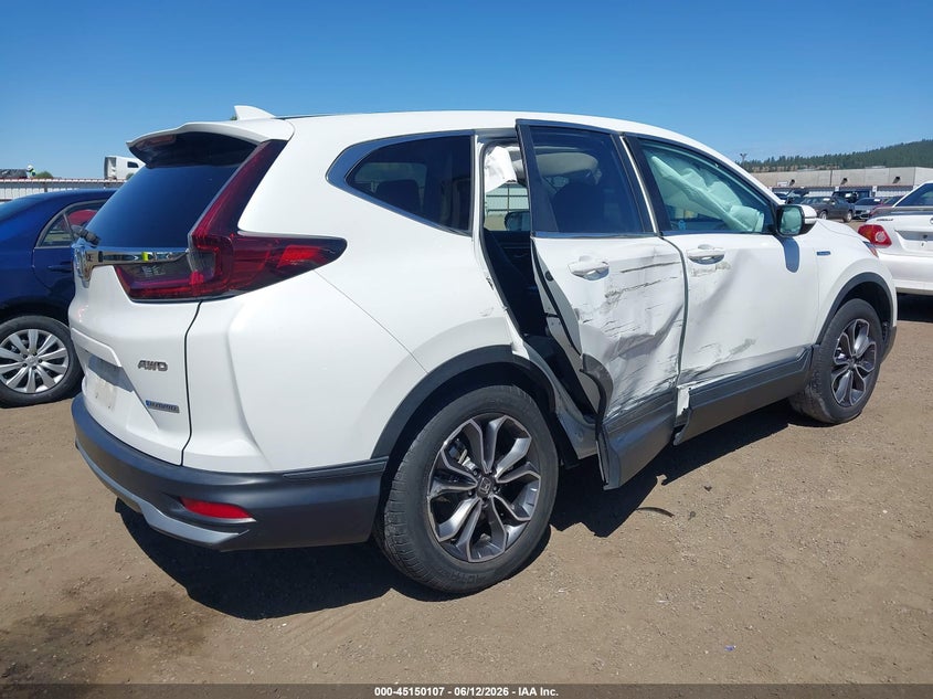 2021 Honda Cr-v VIN 7FART6H86ME035861 IAAI salvage auction — RIGHT SIDE, Salvage Title, sold $125 on 2026-07-21 (photo 4)