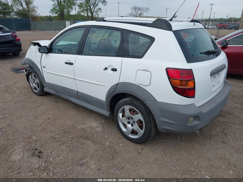 2005 Pontiac Vibe VIN 5Y2SL63815Z454717 IAAI salvage auction — FRONT END, Clear (Indiana), sold $500 on 2026-07-07 (photo 3)
