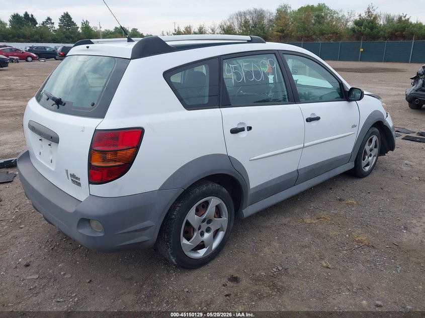 2005 Pontiac Vibe VIN 5Y2SL63815Z454717 IAAI salvage auction — FRONT END, Clear (Indiana), sold $500 on 2026-07-07 (photo 4)