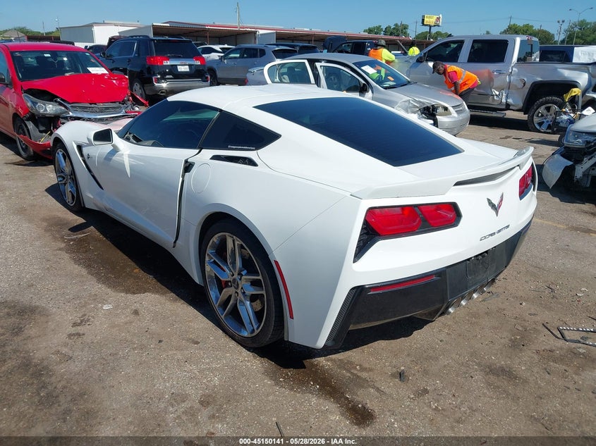 2014 Chevrolet Corvette VIN 1G1YK2D79E5105574 IAAI salvage auction — FRONT END, Original (Texas), sold $16,100 on 2026-08-01 (photo 3)