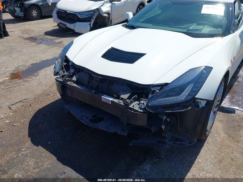 2014 Chevrolet Corvette VIN 1G1YK2D79E5105574 IAAI salvage auction — FRONT END, Original (Texas), sold $16,100 on 2026-08-01 (photo 6)