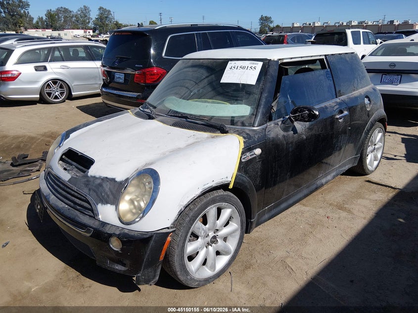 2005 Mini Cooper VIN WMWRE33535TG99244 IAAI salvage auction — FRONT END, Lien Papers (California), sold $200 on 2026-07-29 (photo 2)