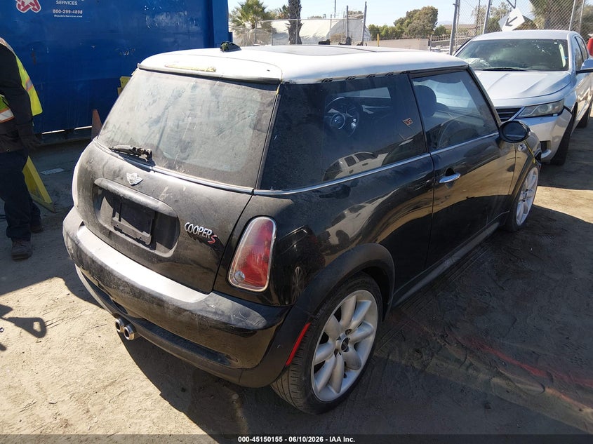 2005 Mini Cooper VIN WMWRE33535TG99244 IAAI salvage auction — FRONT END, Lien Papers (California), sold $200 on 2026-07-29 (photo 4)