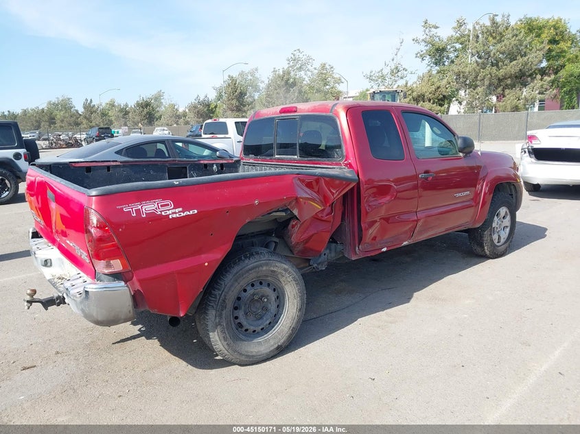 2005 Toyota Tacoma VIN 5TETU62N45Z034558 IAAI salvage auction — RIGHT REAR, Salvage (California), sold $925 on 2026-07-29 (photo 6)