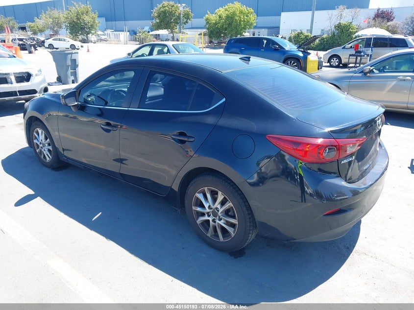 2015 Mazda 3 VIN JM1BM1W74F1231171 IAAI salvage auction — SIDE, Salvage Title, sold $2,150 on 2026-07-13 (photo 3)