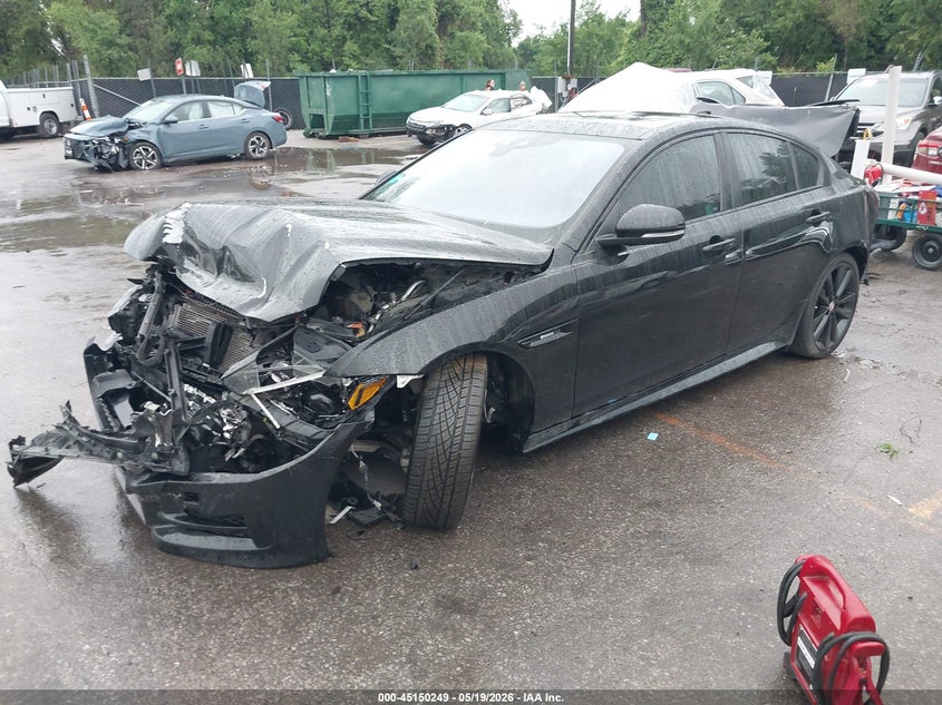 2017 Jaguar Xe VIN SAJAF4BVXHA951798 IAAI salvage auction — FRONT & REAR, Salvage (Kansas), sold $1,700 on 2026-07-08 (photo 2)