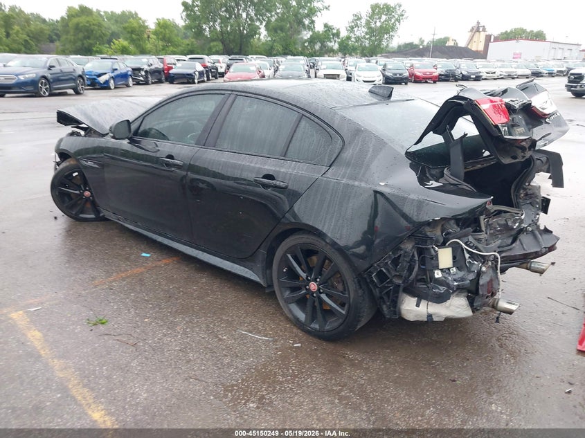 2017 Jaguar Xe VIN SAJAF4BVXHA951798 IAAI salvage auction — FRONT & REAR, Salvage (Kansas), sold $1,700 on 2026-07-08 (photo 3)