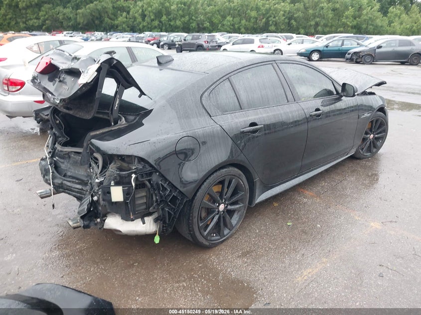 2017 Jaguar Xe VIN SAJAF4BVXHA951798 IAAI salvage auction — FRONT & REAR, Salvage (Kansas), sold $1,700 on 2026-07-08 (photo 4)