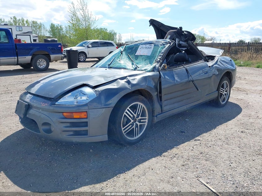 2003 Mitsubishi ECLIPSE VIN 4A3AE75H63E171417 IAAI salvage auction — SIDE, Clear (Wyoming), sold $25 on 2026-07-22 (photo 2)