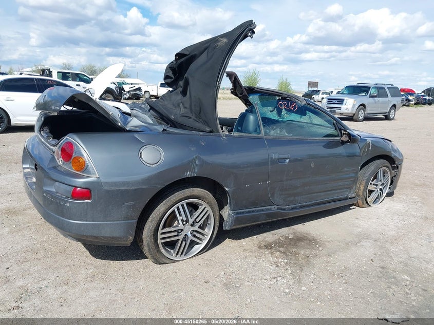 2003 Mitsubishi ECLIPSE VIN 4A3AE75H63E171417 IAAI salvage auction — SIDE, Clear (Wyoming), sold $25 on 2026-07-22 (photo 4)