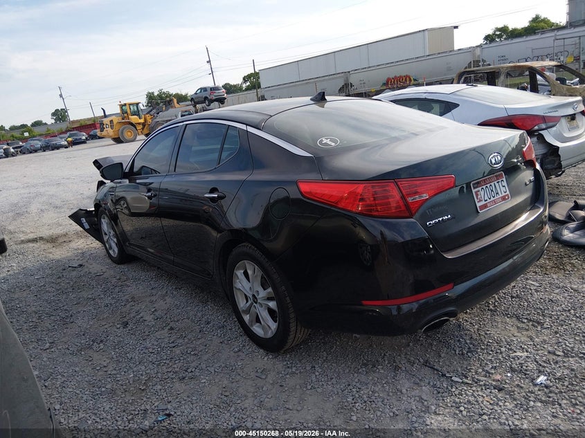 2011 Kia Optima VIN KNAGN4A7XB5045632 IAAI salvage auction — FRONT END, Clear (Tennessee), sold $275 on 2026-07-06 (photo 3)