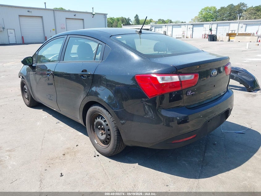 2013 Kia Rio VIN KNADM4A31D6221063 IAAI salvage auction — FRONT END, Mv-907A (New York), sold $425 on 2026-07-14 (photo 3)