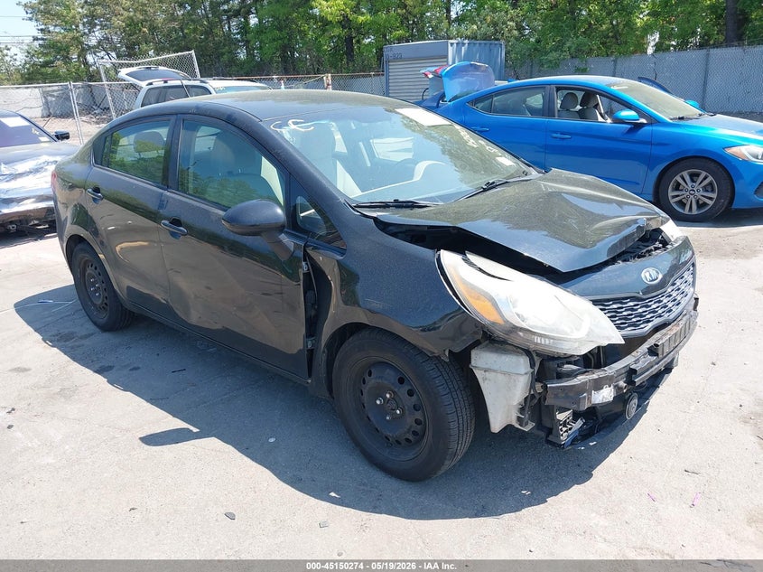 2013 Kia Rio VIN KNADM4A31D6221063 IAAI salvage auction — FRONT END, Mv-907A (New York), sold $425 on 2026-07-14 (photo 6)