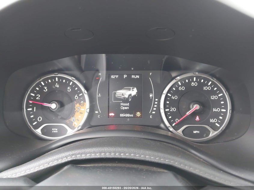 2016 Jeep Renegade VIN ZACCJABT8GPD97355 IAAI salvage auction — HAIL, Original (Texas), sold $2,100 on 2026-07-21 (photo 7)