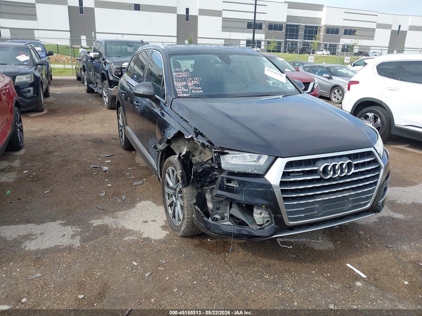 2019 Audi Q7 VIN WA1LAAF73KD012735 IAAI salvage auction — RIGHT FRONT, Original (Texas), sold $3,050 on 2026-07-23 (photo 1)