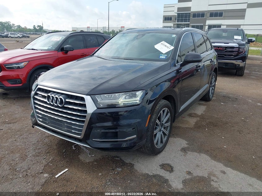 2019 Audi Q7 VIN WA1LAAF73KD012735 IAAI salvage auction — RIGHT FRONT, Original (Texas), sold $3,050 on 2026-07-23 (photo 2)