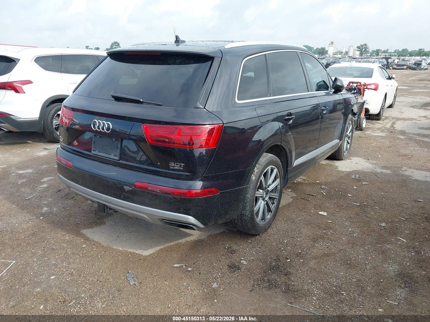 2019 Audi Q7 VIN WA1LAAF73KD012735 IAAI salvage auction — RIGHT FRONT, Original (Texas), sold $3,050 on 2026-07-23 (photo 4)
