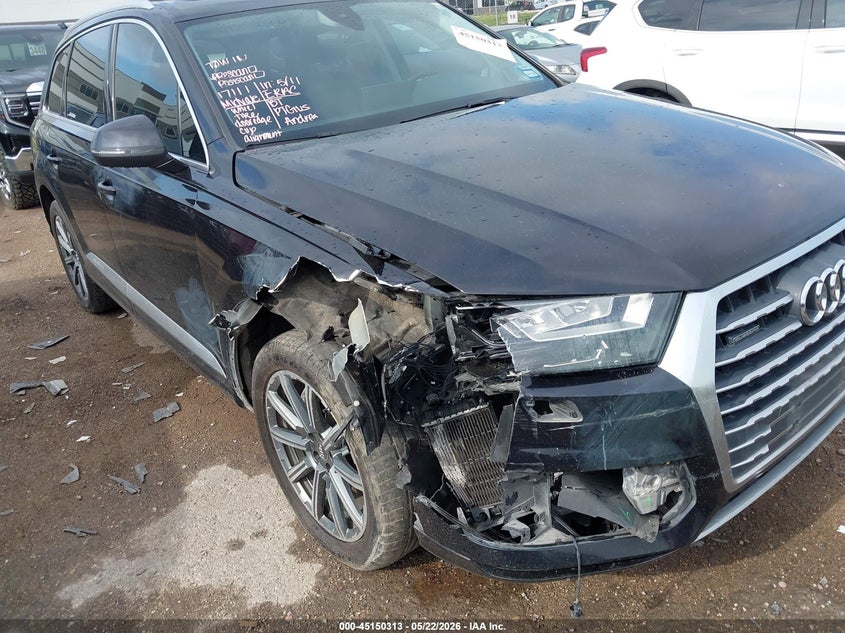 2019 Audi Q7 VIN WA1LAAF73KD012735 IAAI salvage auction — RIGHT FRONT, Original (Texas), sold $3,050 on 2026-07-23 (photo 6)