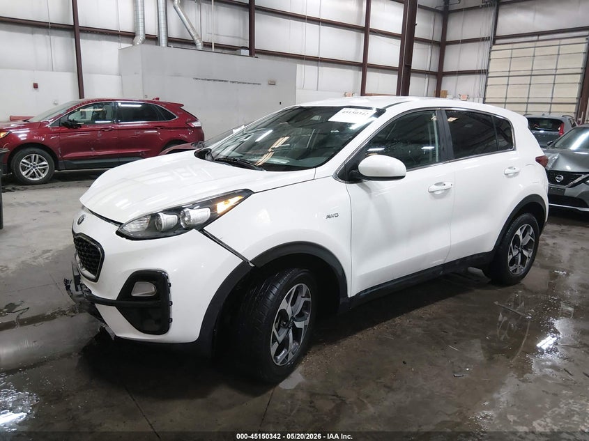 2020 Kia Sportage VIN KNDPMCAC4L7638034 IAAI salvage auction — FRONT END, Salvage (Idaho), sold $2,725 on 2026-07-17 (photo 2)