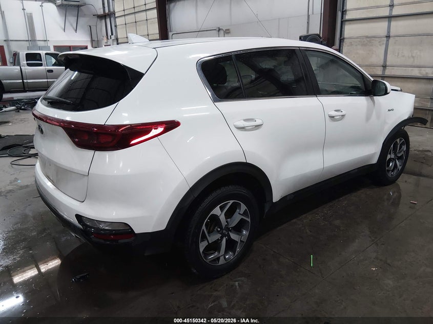 2020 Kia Sportage VIN KNDPMCAC4L7638034 IAAI salvage auction — FRONT END, Salvage (Idaho), sold $2,725 on 2026-07-17 (photo 4)