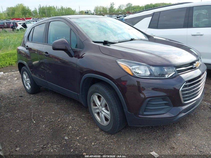 2021 Chevrolet Trax VIN KL7CJNSB3MB346637 IAAI salvage auction — LEFT REAR, Salvage (Michigan), sold $2,950 on 2026-07-09 (photo 1)