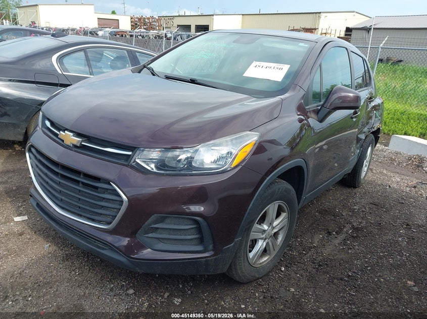 2021 Chevrolet Trax VIN KL7CJNSB3MB346637 IAAI salvage auction — LEFT REAR, Salvage (Michigan), sold $2,950 on 2026-07-09 (photo 2)