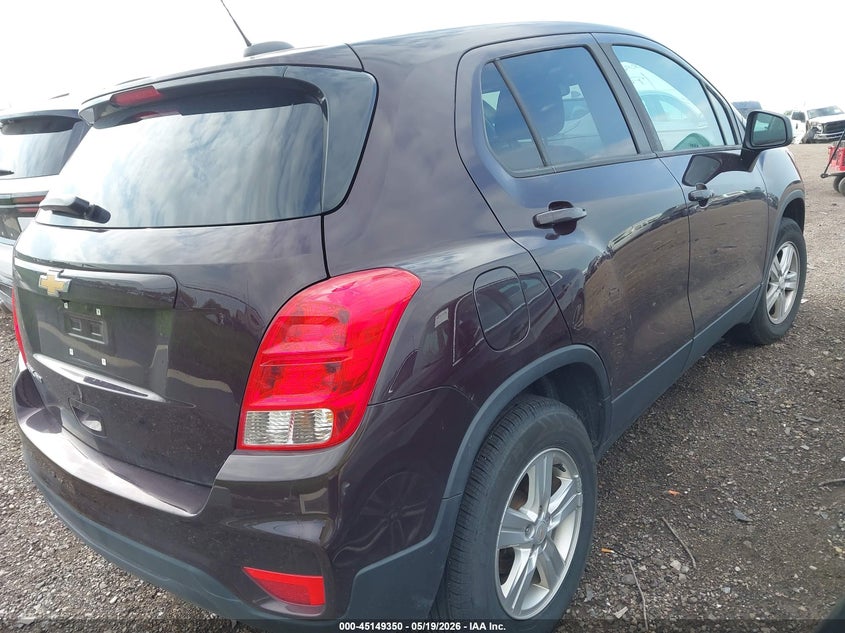 2021 Chevrolet Trax VIN KL7CJNSB3MB346637 IAAI salvage auction — LEFT REAR, Salvage (Michigan), sold $2,950 on 2026-07-09 (photo 4)