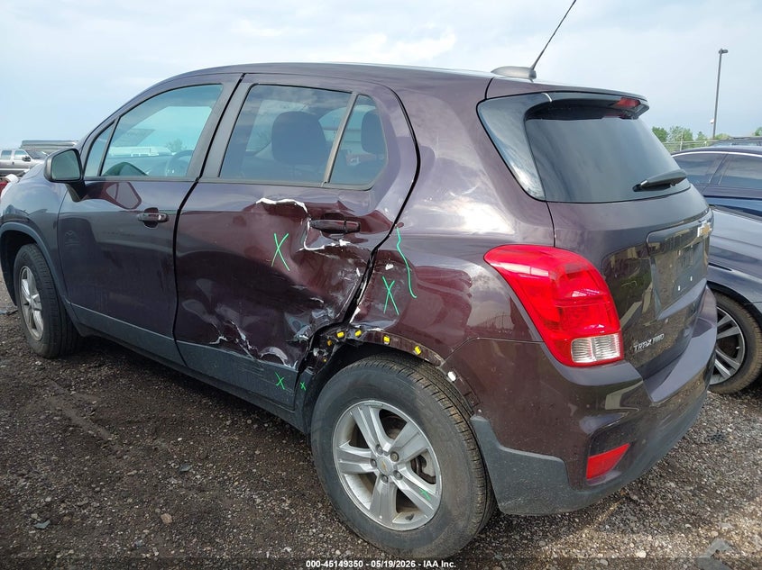 2021 Chevrolet Trax VIN KL7CJNSB3MB346637 IAAI salvage auction — LEFT REAR, Salvage (Michigan), sold $2,950 on 2026-07-09 (photo 6)