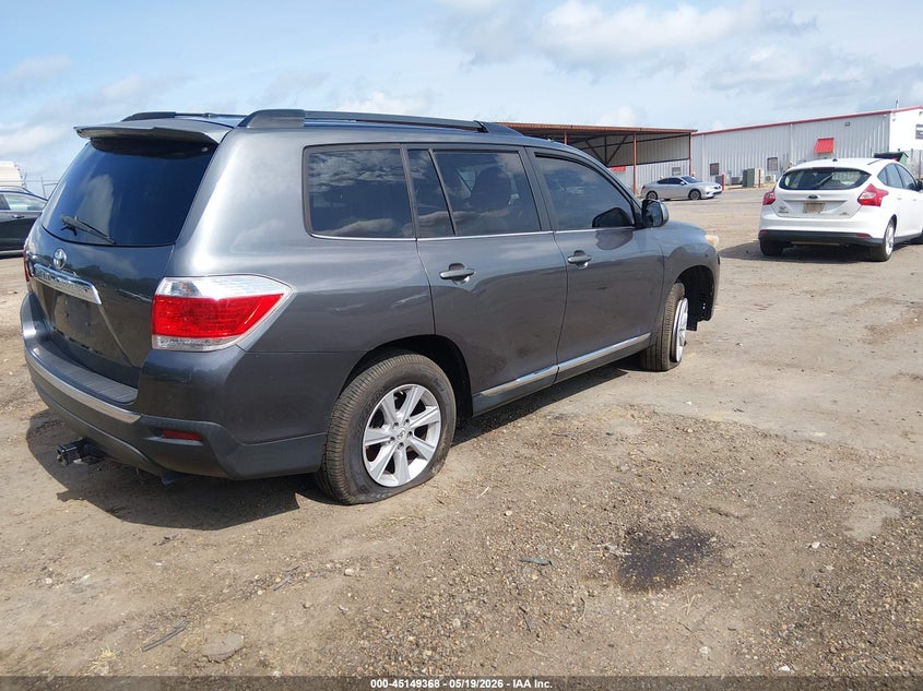 2011 Toyota Highlander VIN 5TDZK3EH1BS030383 IAAI salvage auction — FRONT END, Salvage (Mississippi), sold $2,100 on 2026-07-15 (photo 4)